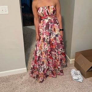 Custom Mac Duggal gown